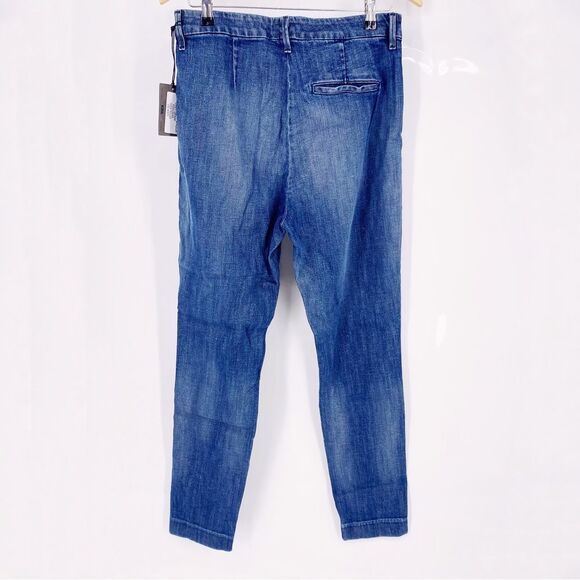 3 for $15 Koral Haren Cozy Denim Trousers Slim Medium Wash Jeans Button Fly - Picture 2 of 5